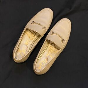 Sam Edelman Loraine Bit Loafer in Soft Beige Leather